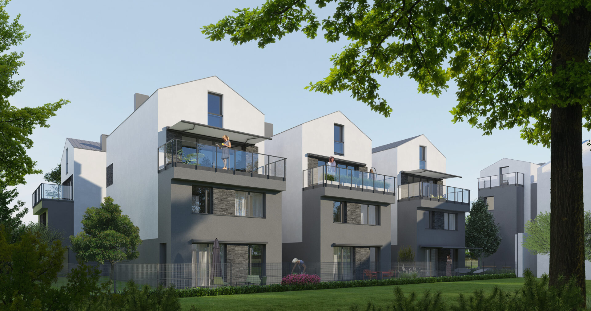 Zespół budynków jednorodzinnych