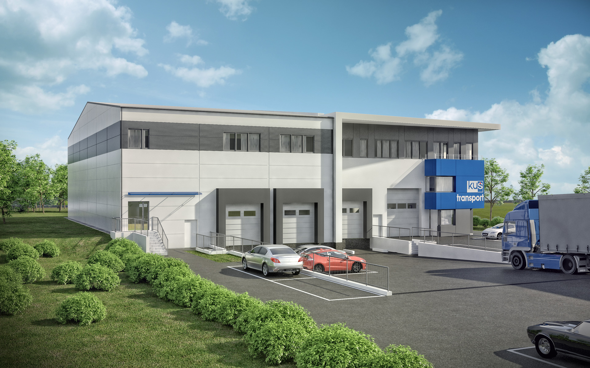 Budynek usługowo – magazynowy